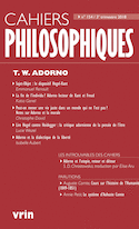Cahiers philosophiques, no 154